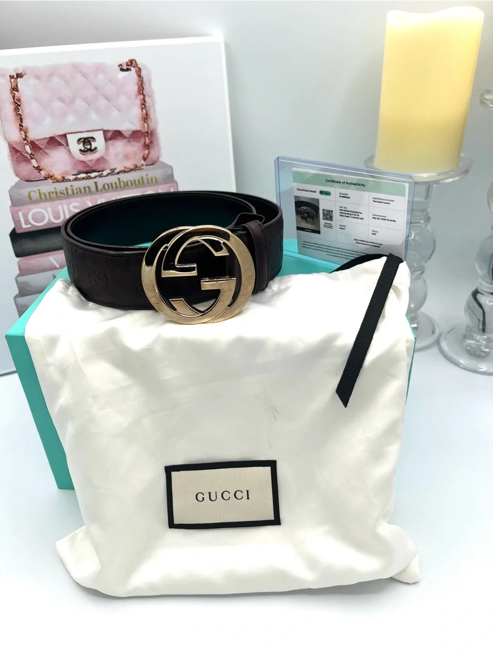 Gucci guccissima leather